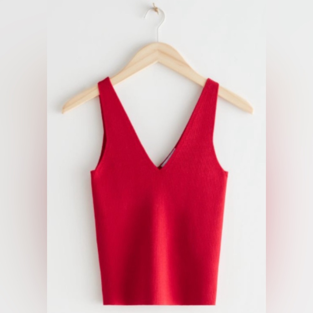 &other stories red top size M